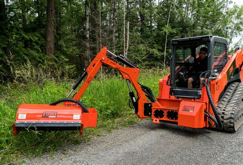 offset skid steer mower|skid steer mower attachment.